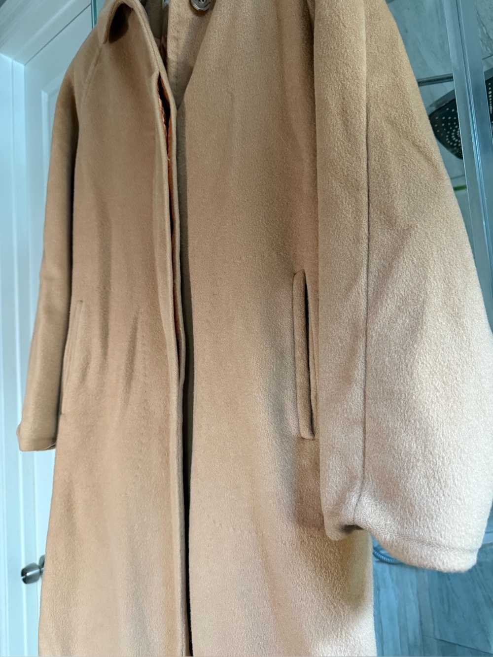 Calvin Klein Camel Long Trench Coat